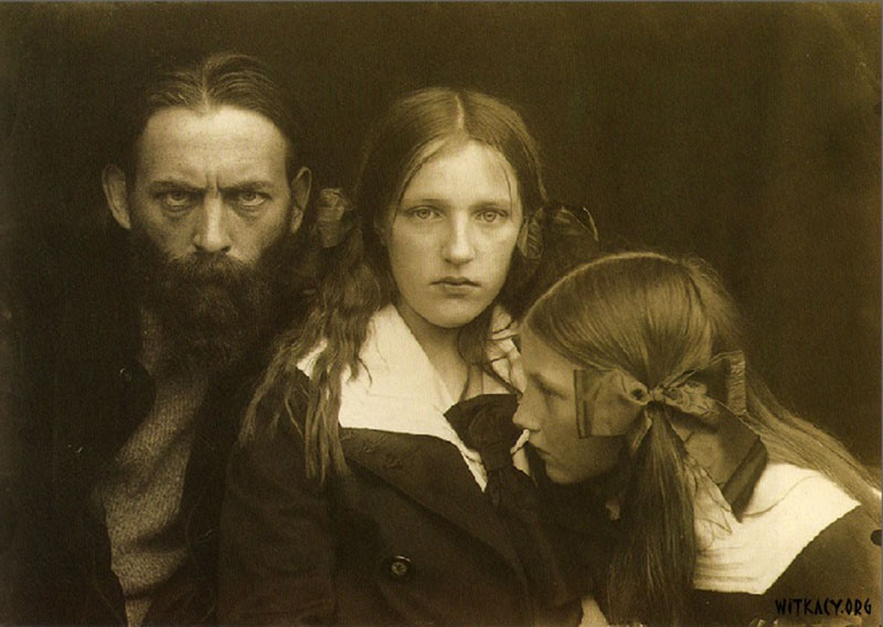 Stanisław Ignacy Witkiewicz, photo of Tadeusz Langier, Janina & Wanda Illukiewicz, 1912, photo source: www.witkacy.org